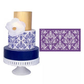 LARGE DAMASK LACE MESH STENCIL